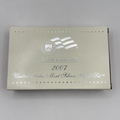 LOT 155B: 2007 United States Mint Silver Proof Set