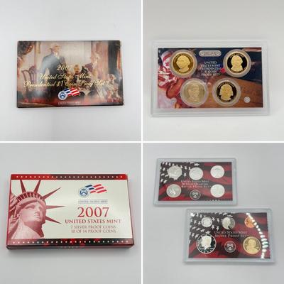 LOT 155B: 2007 United States Mint Silver Proof Set