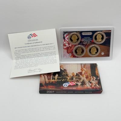 LOT 155B: 2007 United States Mint Silver Proof Set