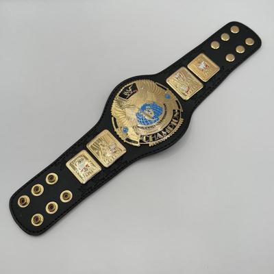 LOT 156J: 2001 Officially Licensed World Wrestling Federation WWF Mini Championship Belt w/ WWF Attitude Sleeve