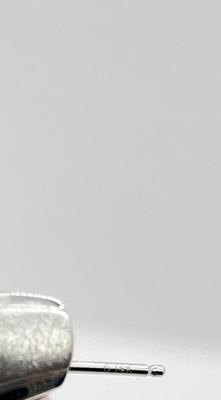 LOT 213J: 14K White Gold and Purple Gemstone Pierced Earrings-4.54 GTW