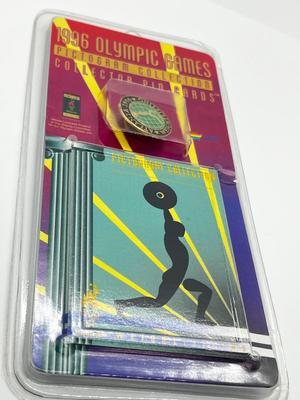 LOT 228J: Olympic and American Flag Pin Collection