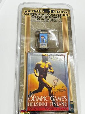 LOT 228J: Olympic and American Flag Pin Collection