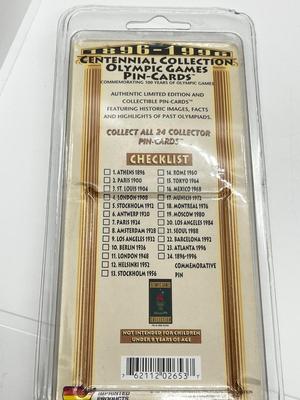 LOT 228J: Olympic and American Flag Pin Collection