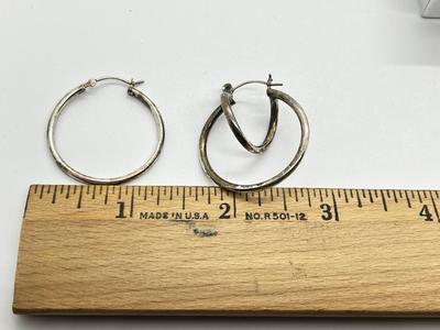 LOT 230J: Collection of Sterling Earrings-10.13 GTW