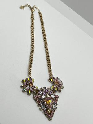 LOT 237J: Unique Funky Necklace Collection + Turquoise Beaded Bracelet