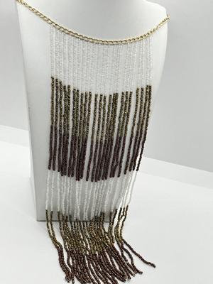 LOT 237J: Unique Funky Necklace Collection + Turquoise Beaded Bracelet