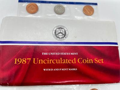 LOT 238J: Large Collection of Uncirculated and Proof US Coin Sets