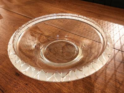 Lot #54 Large Mikasa Crystal Center Bowl