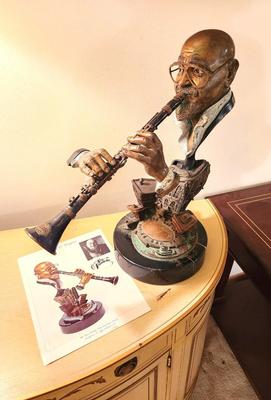 Lot #65 Bronze Sculpture by Artist Paul Wegner "Mr. New Orleans" #1 of a limited edition of 175 - 1993