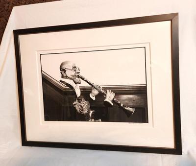 Lot #66 BW Portrait of Pete by artist Dennis Couvillon - signed - 2007