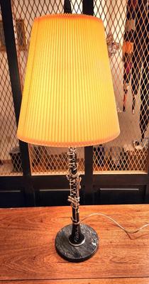 Lot #73 Vintage Clarinet signed by Pete - now a Table Lamp