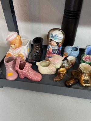 Vintage Indian bobble heads, figurines & planters