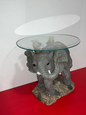 Elephant plant stand
