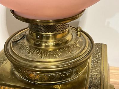Vintage The Parker Lamp Company Hurricane Lamp