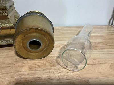 Vintage The Parker Lamp Company Hurricane Lamp