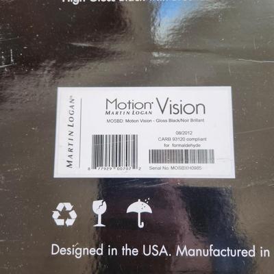 Motion Martin Logan Vision Music & Home Soundbar in Box