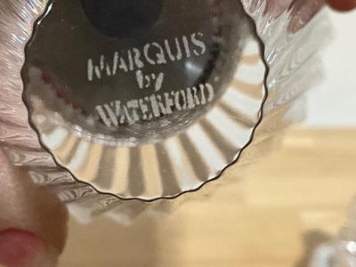 Marquis by Waterford Blaze small Clock and Santa