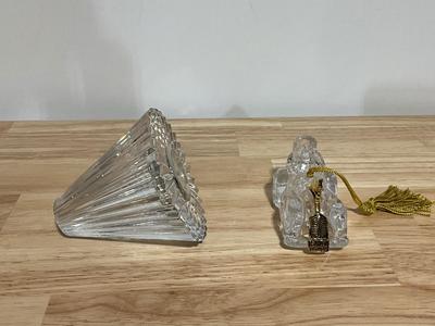 Marquis by Waterford Blaze small Clock and Santa