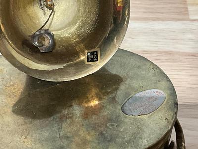 Owl Jewelry Box, Brass Bell, brass bell, bud vase