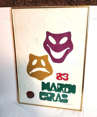 Lot #79 Glen Weber 1983 Mardi Gras Tribute to Alvin Sharpe - Artist's Proof