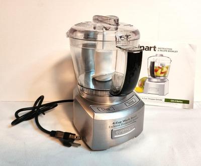 Lot #81 Cuisinart 4-Cup Chopper/Grinder with Manual