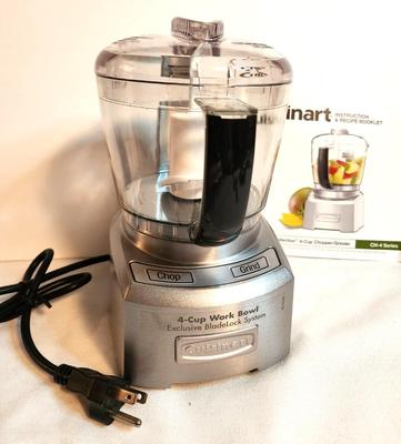 Lot #81 Cuisinart 4-Cup Chopper/Grinder with Manual