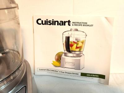 Lot #81 Cuisinart 4-Cup Chopper/Grinder with Manual
