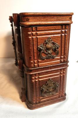 Lot #86 Antique Sewing Machine Drawers - Oak