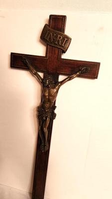 Lot #89 Antique Wall Crucifix
