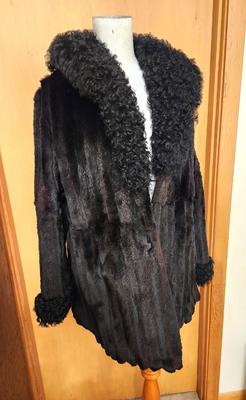 Lot #90 Vintage Sheared/Curly Lamb Coat