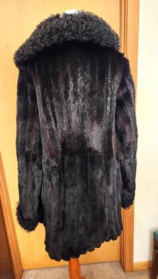 Lot #90 Vintage Sheared/Curly Lamb Coat