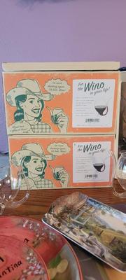 Wine decor and glasses