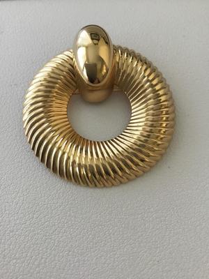 Vintage Napier marked round brooch