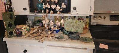 Wind chimes and other decor