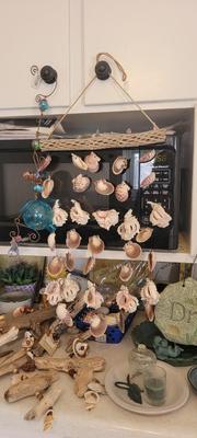 Wind chimes and other decor