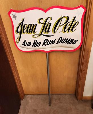 Lot #92 Mardi Gras Float Title "Jean La Pete and His Rum Dumbs"