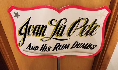 Lot #92 Mardi Gras Float Title "Jean La Pete and His Rum Dumbs"