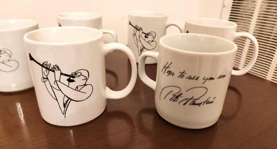 Lot #97 Lot of 6 Coffee Mugs from Pete Fountain's Hilton Nightclub