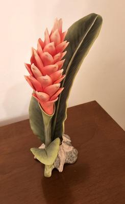 Lot #99 BOEHM Porcelain Flower Figurine - Exotic Ginger