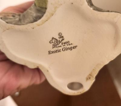 Lot #99 BOEHM Porcelain Flower Figurine - Exotic Ginger