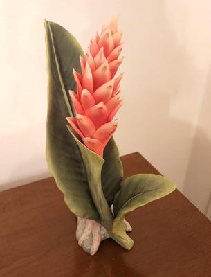 Lot #99 BOEHM Porcelain Flower Figurine - Exotic Ginger
