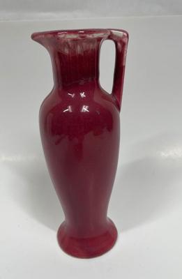 Vintage 1930s Deco Style Burgundy Pitcher