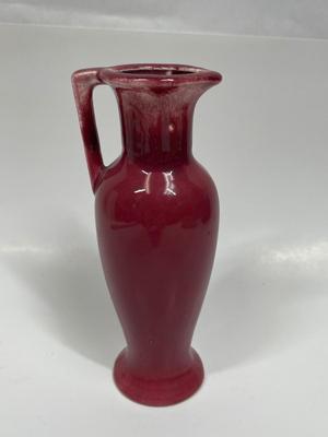 Vintage 1930s Deco Style Burgundy Pitcher