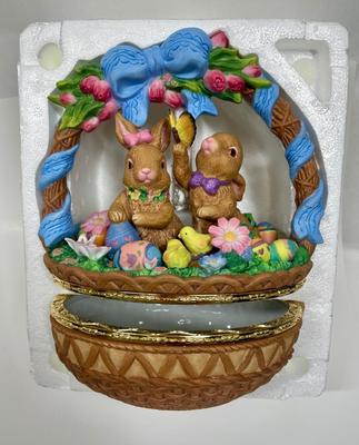 Vintage Panier De Paques Porcelain Easter Basket