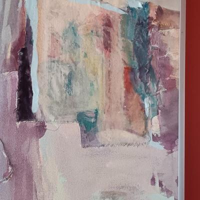 LOT 3B: Large Abstract Mixed-Media on Canvas 5ft x 5ft