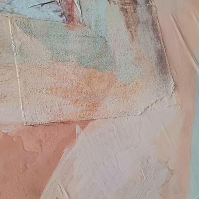 LOT 3B: Large Abstract Mixed-Media on Canvas 5ft x 5ft