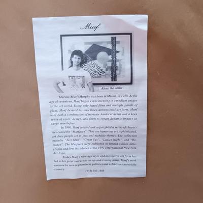 LOT 4B: Limited Edition Marvin 'Murf' Murphy 'Joy of Sax' Signed and Numbered Lithograph