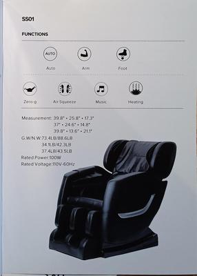 LOT 5B: Real Relax SS01 Zero Gravity Massage Chair