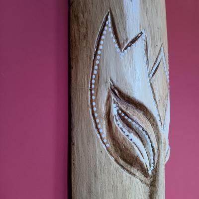 LOT 16B: Large Hand-Carved African Mask